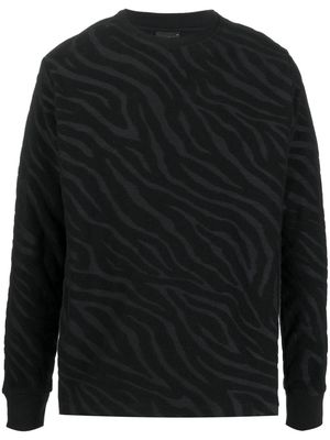 PS Paul Smith zebra-print knitted jumper - Black