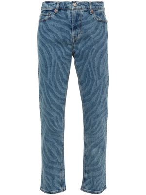 PS Paul Smith Zebra straight-leg jeans - Blue