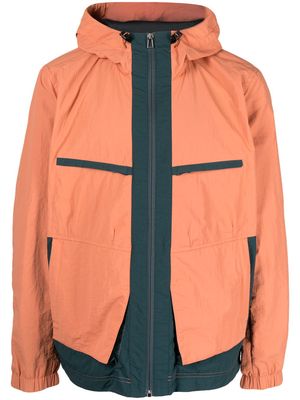 PS Paul Smith zip-fastening hooded jacket - Orange