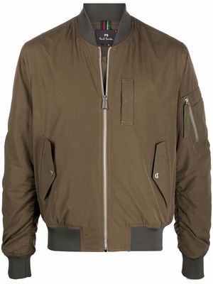 PS Paul Smith zip-up bomber jacket - Green