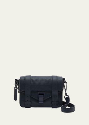 PS1 Mini Buckle Leather Messenger Crossbody Bag