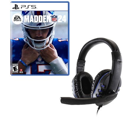 PS5- Madden NFL 24 w/ Universal Headset