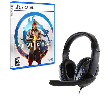 PS5- Mortal Kombat 1 w/ Universal Headset