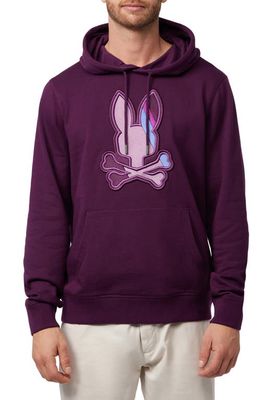 Psycho Bunny Apple Valley Hoodie in Potent Purple