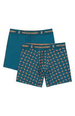 Psycho Bunny Assorted 2-Pack Boxer Briefs in Gulf Coast
