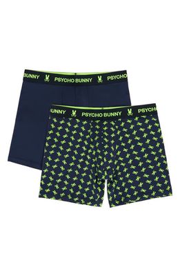 Psycho Bunny Assorted 2-Pack Boxer Briefs in Navy