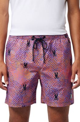 Psycho Bunny Chicago Swim Trunks in Lavender Purple