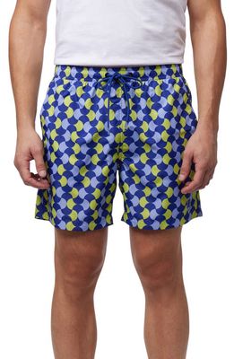 Psycho Bunny Colchester Swim Trunks in Royal Blue