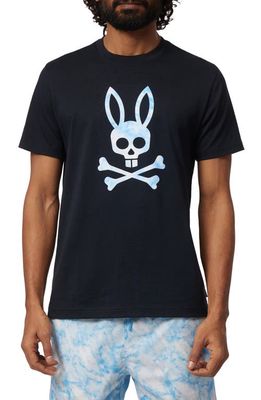Psycho Bunny Hemstead Logo Graphic T-Shirt in Navy