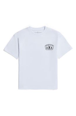 Psycho Bunny Kids' Lambert Graphic T-Shirt in White
