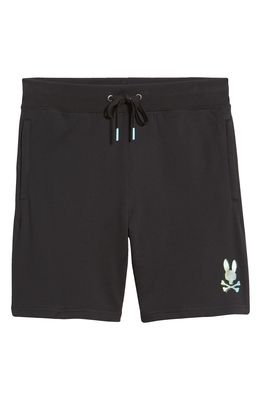 Psycho Bunny Men's Hindes Sweat Shorts in Black
