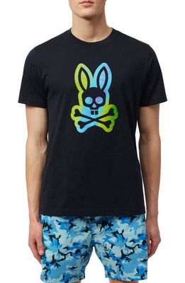 Psycho Bunny Montgomery Graphic T-Shirt in Navy