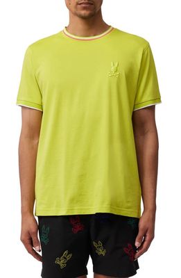 Psycho Bunny Newell Tipped Cotton T-Shirt in Venetian