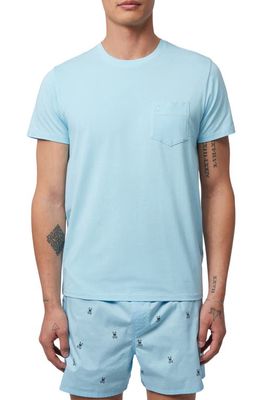Psycho Bunny Pocket Sleep T-Shirt in Sky Blue