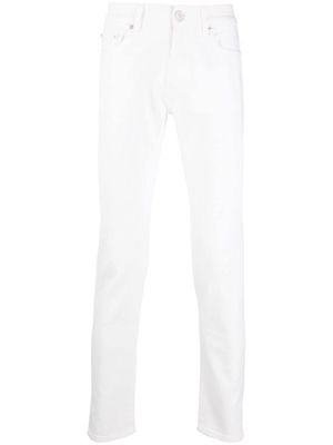 PT TORINO bleach-wash skinny-cut jeans - White