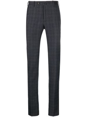 PT TORINO checked tailored trousers - Blue