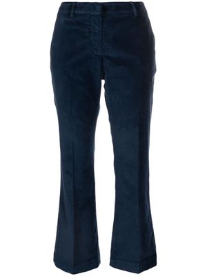 PT Torino concealed-fastening flared trousers - Blue