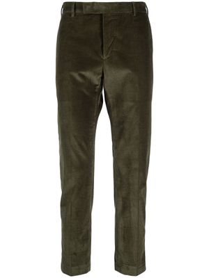 PT TORINO corduroy cropped trousers - Green