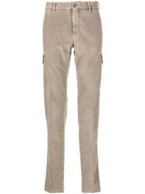 PT Torino corduroy slim-fit cargo trousers - Neutrals