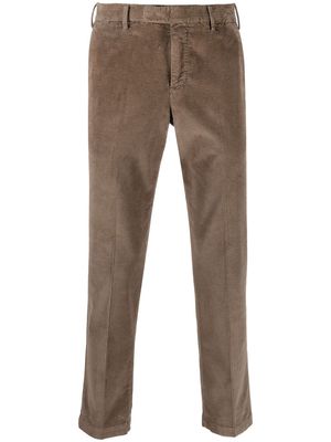 PT TORINO corduroy tapered trousers - Brown