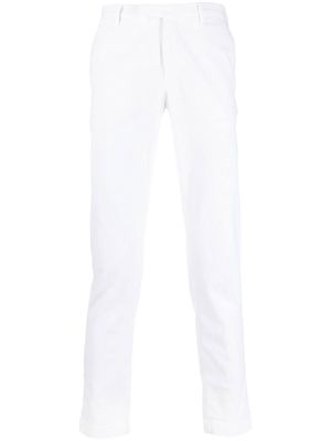 PT TORINO corduroy tapered trousers - White