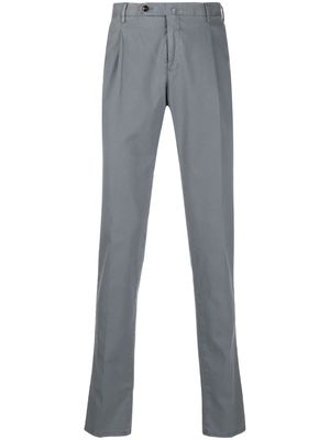 PT Torino cotton-lyocell blend chino pants - Grey