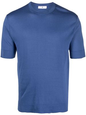 PT Torino cotton-silk blend T-shirt - Blue