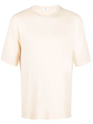 PT Torino cotton-silk short-sleeved sweater - Neutrals