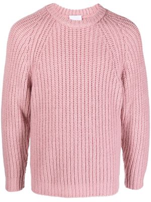 PT Torino crew-neck fisherman's knit jumper - Pink