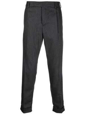PT TORINO cropped tailored trousers - Grey