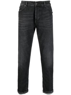 PT Torino dark-wash straight-leg jeans - Black
