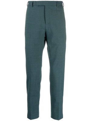 PT Torino Dieci houndstooth-print straight-leg trousers - Multicolour