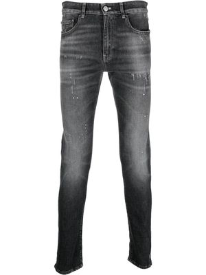 PT Torino distressed slim-cut jeans - Grey