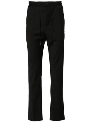 PT Torino drawstring-waist slim-cut trousers - Black