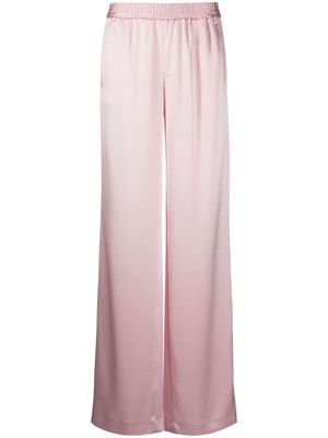 PT Torino elasticated-waistband palazzo pants - Pink