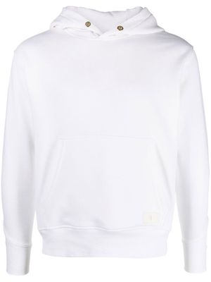 PT TORINO embossed-logo pullover hoodie - White