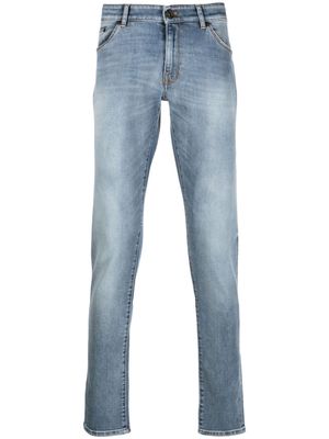 PT Torino faded-effect slim-fit jeans - Blue