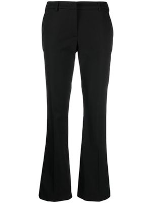 PT Torino flared concealed-fastening trousers - Black