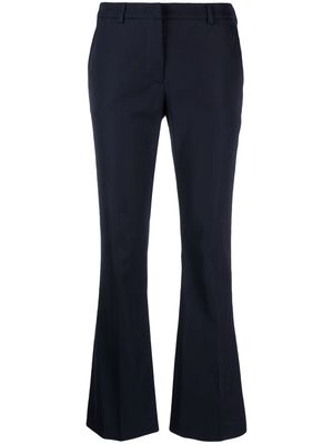 PT Torino flared concealed-fastening trousers - Blue