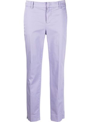 PT TORINO four-pocket cropped tailored trousers - Purple