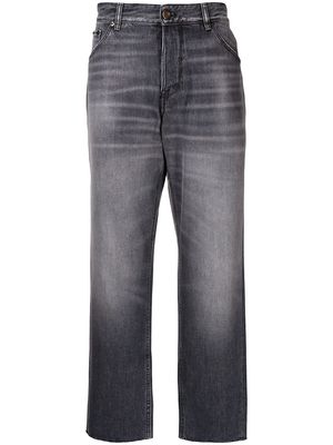 PT TORINO high-rise straight jeans - Grey