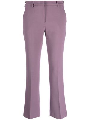 PT Torino high-waisted cropped trousers - Purple