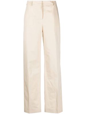 PT Torino high-waisted straight trousers - Neutrals