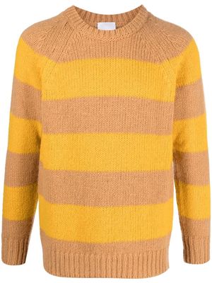PT Torino horizontal-stripe wool jumper - Neutrals
