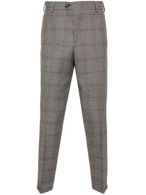 PT Torino houndstooth tailored trousers - Black