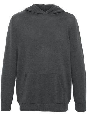 PT Torino knitted wool hoodie - Grey