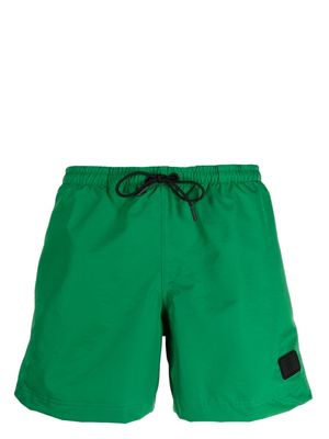 PT Torino logo-patch shorts - Green