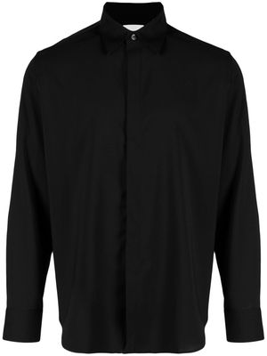 PT Torino long-sleeve virgin wool shirt - Black