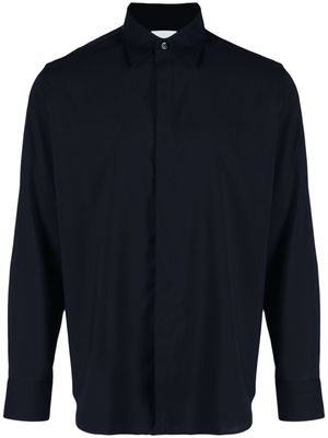 PT Torino long-sleeved virgin wool shirt - Blue