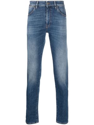 PT TORINO low-rise faded jeans - Blue
